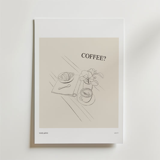 Minimal Breakfast Poster