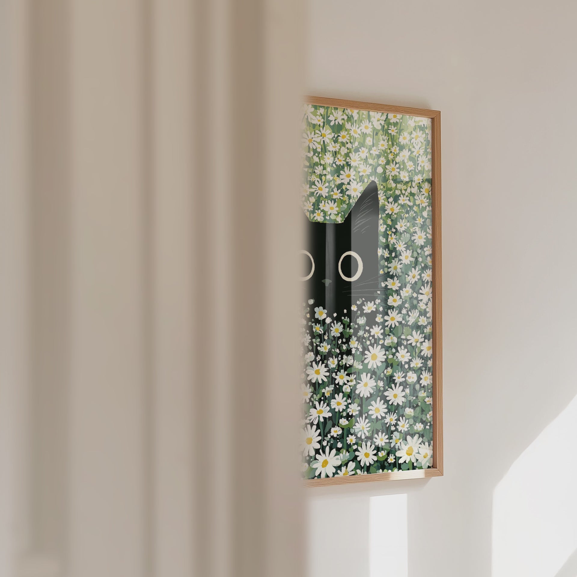 Cat in Green Grass Poster – väggvideo