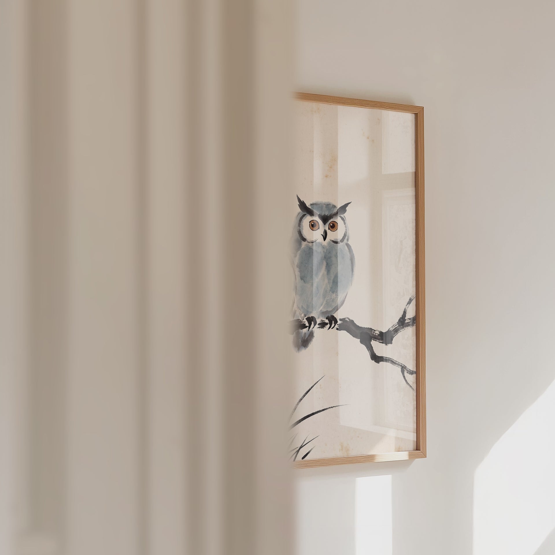 Ink Owls Poster by Caroline Engström
