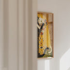 Gustav Klimt – gylden omfavnelse med katte-plakat