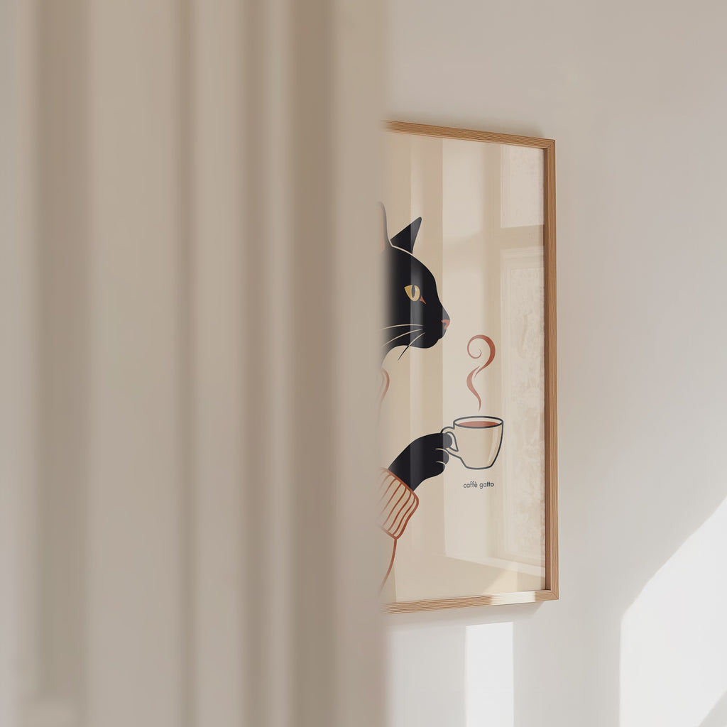Caffè Gatto-plakat
