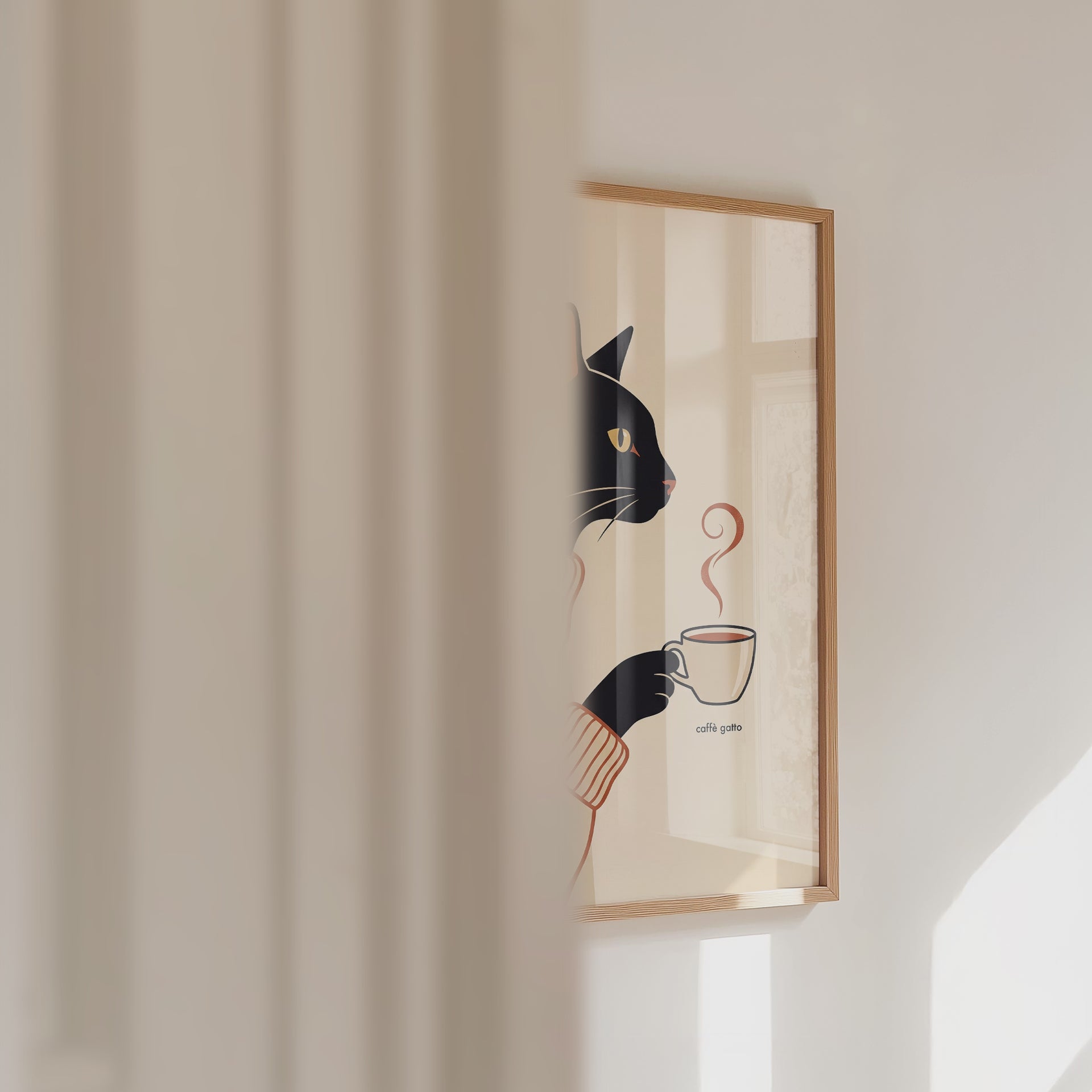 Caffè Gatto-plakat