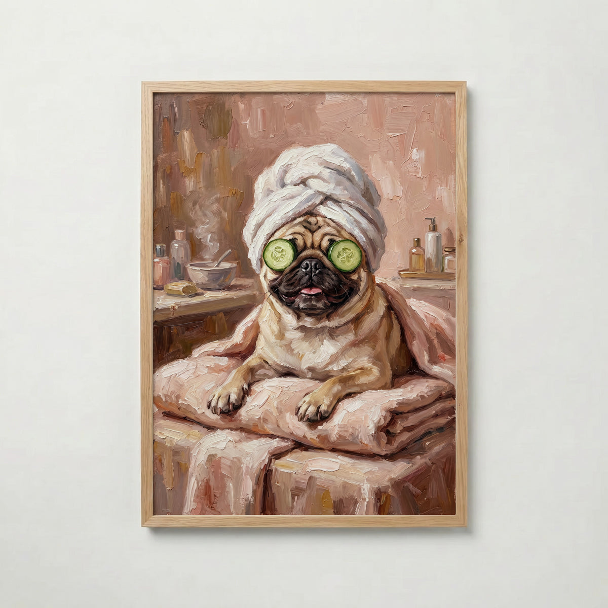Pug Spa Day Poster – ekram
