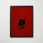 Red Bull Poster – svart ram