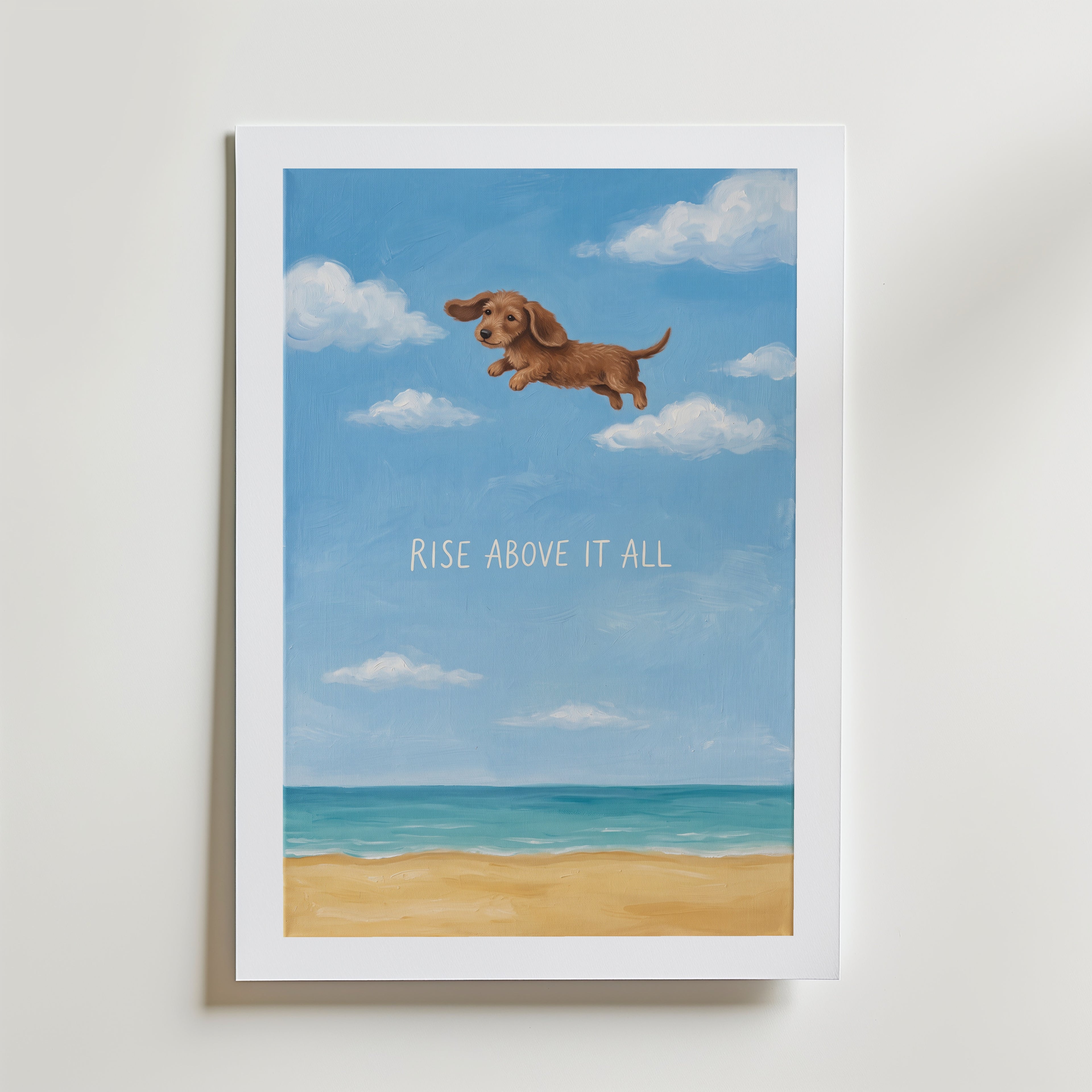 Rise Above It All Poster – med passepartout