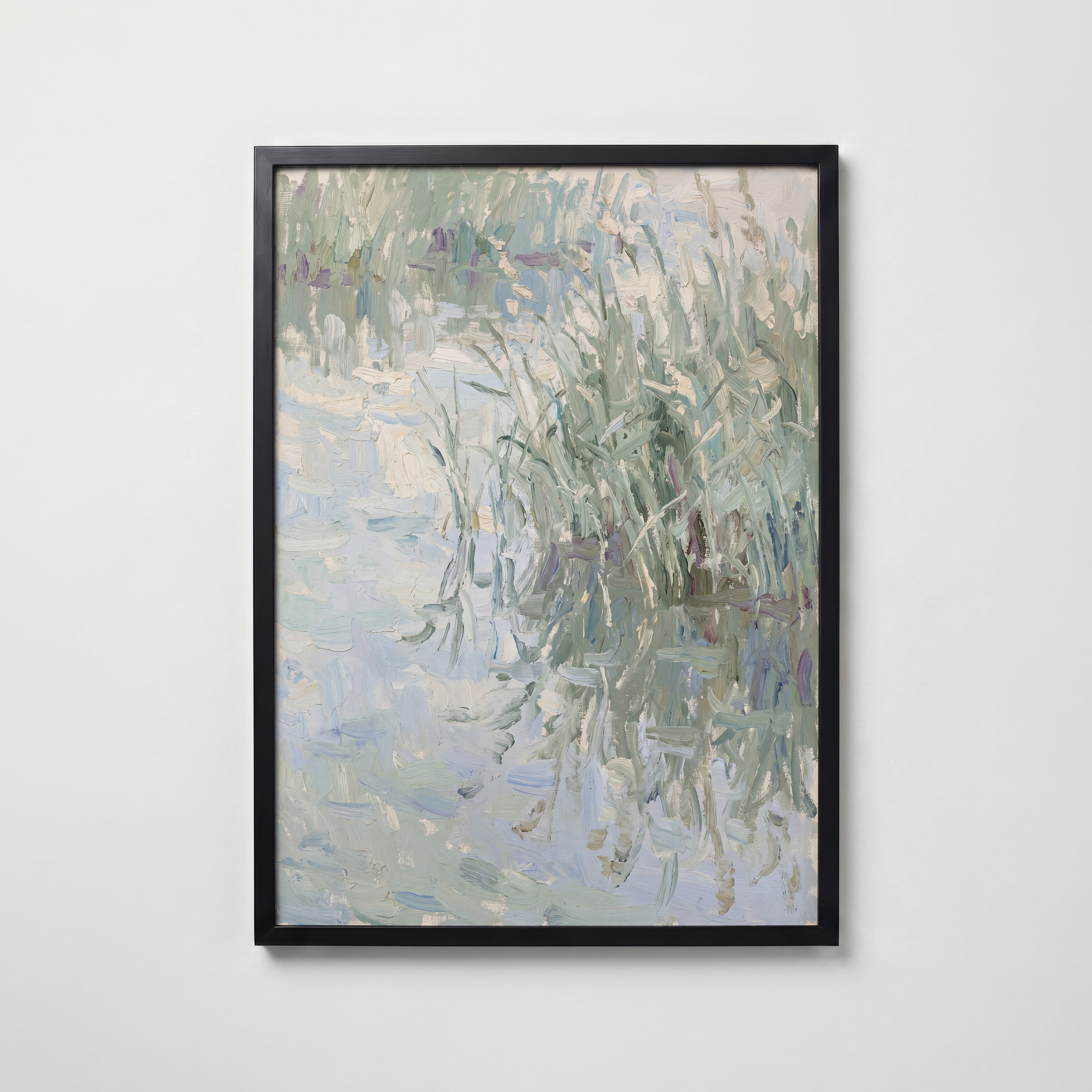 Riverbank Poster – svart ram