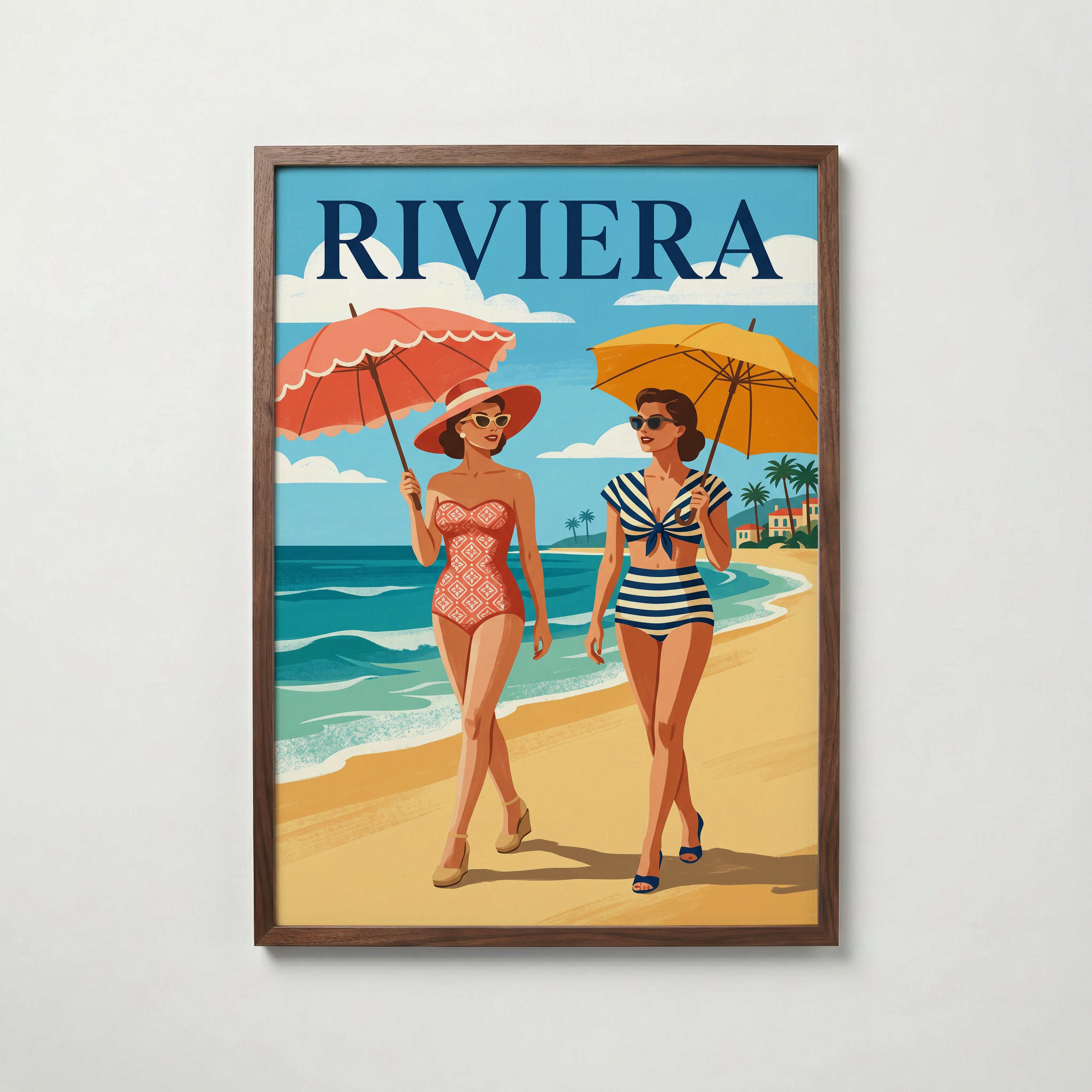 Riviera Poster – valnötsram