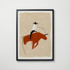 Rodeo Dust Poster – svart ram