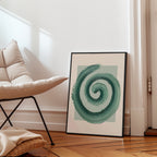 Sage Spiral Poster – i rum 1