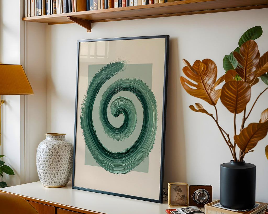 Sage Spiral Poster – i rum 4