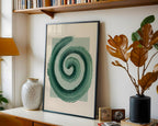 Sage Spiral Poster – i rum 4