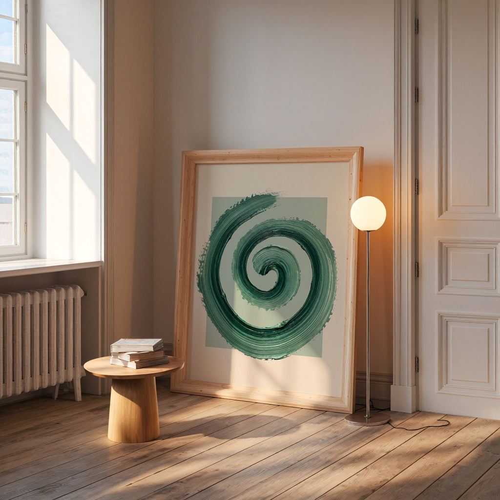 Sage Spiral Poster – i rum 5