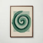 Sage Spiral Poster – valnötsram