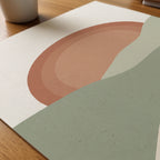 Sage Sunrise Poster – närbild på papper