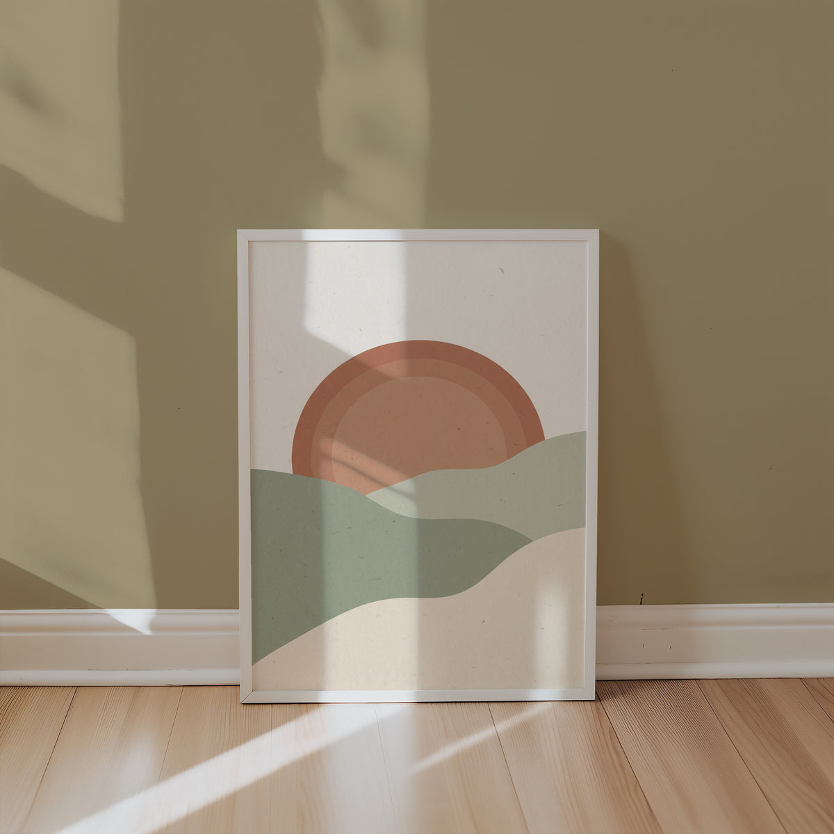 Sage Sunrise Poster – i rum 4