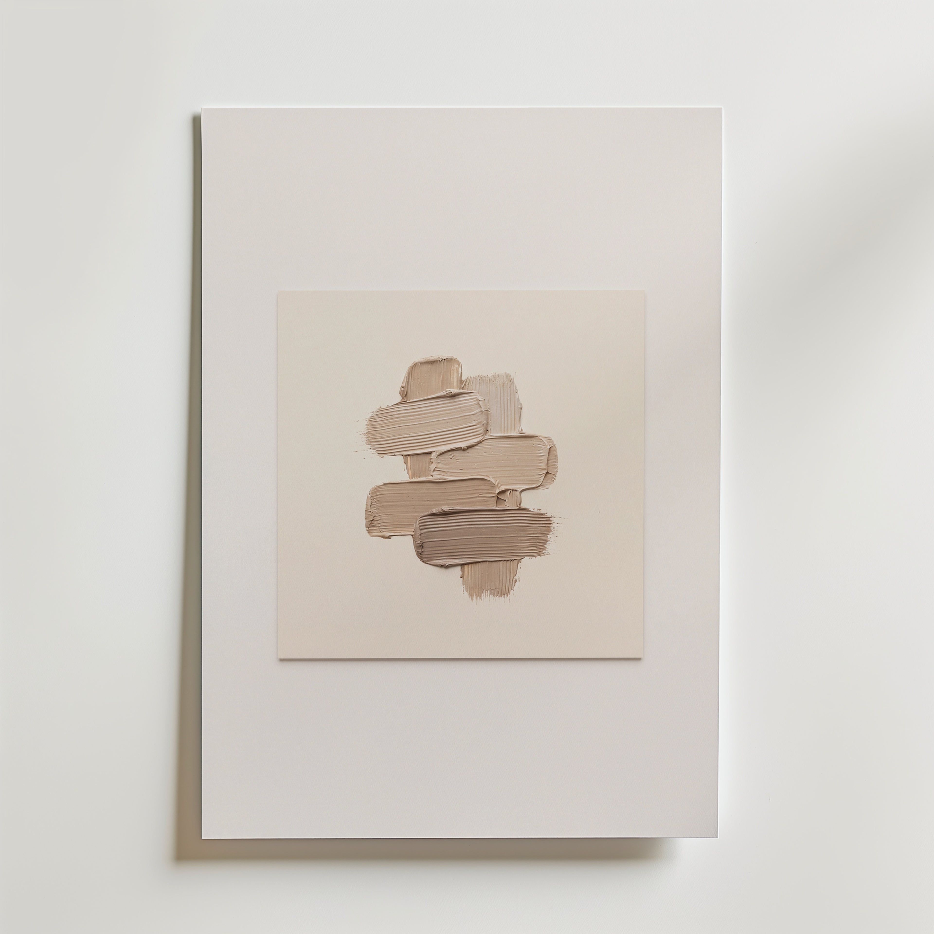 Sand Cairn Poster – canvas utan passepartout