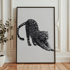 Stretching Leopard Poster – i rum 3