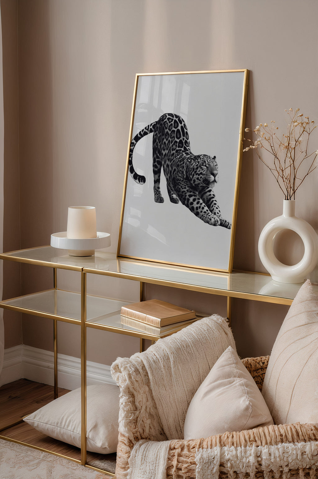 Stretching Leopard Poster – i rum 4