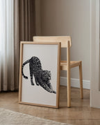 Stretching Leopard Poster – i rum 5