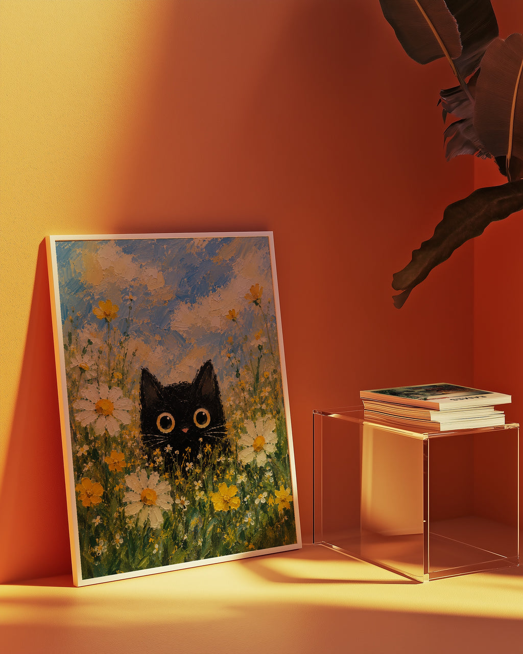 Summer Cat Poster i hemmiljö