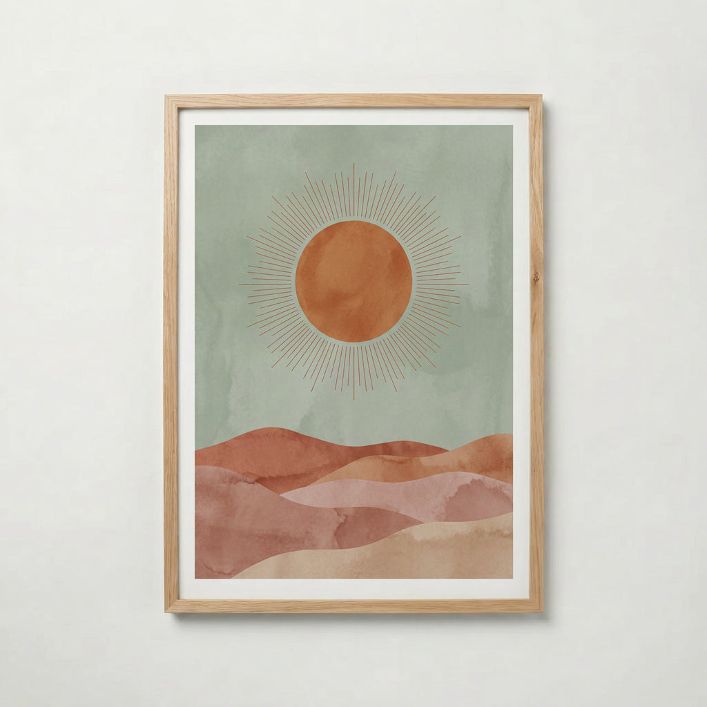 Desert Sun Poster – ekram