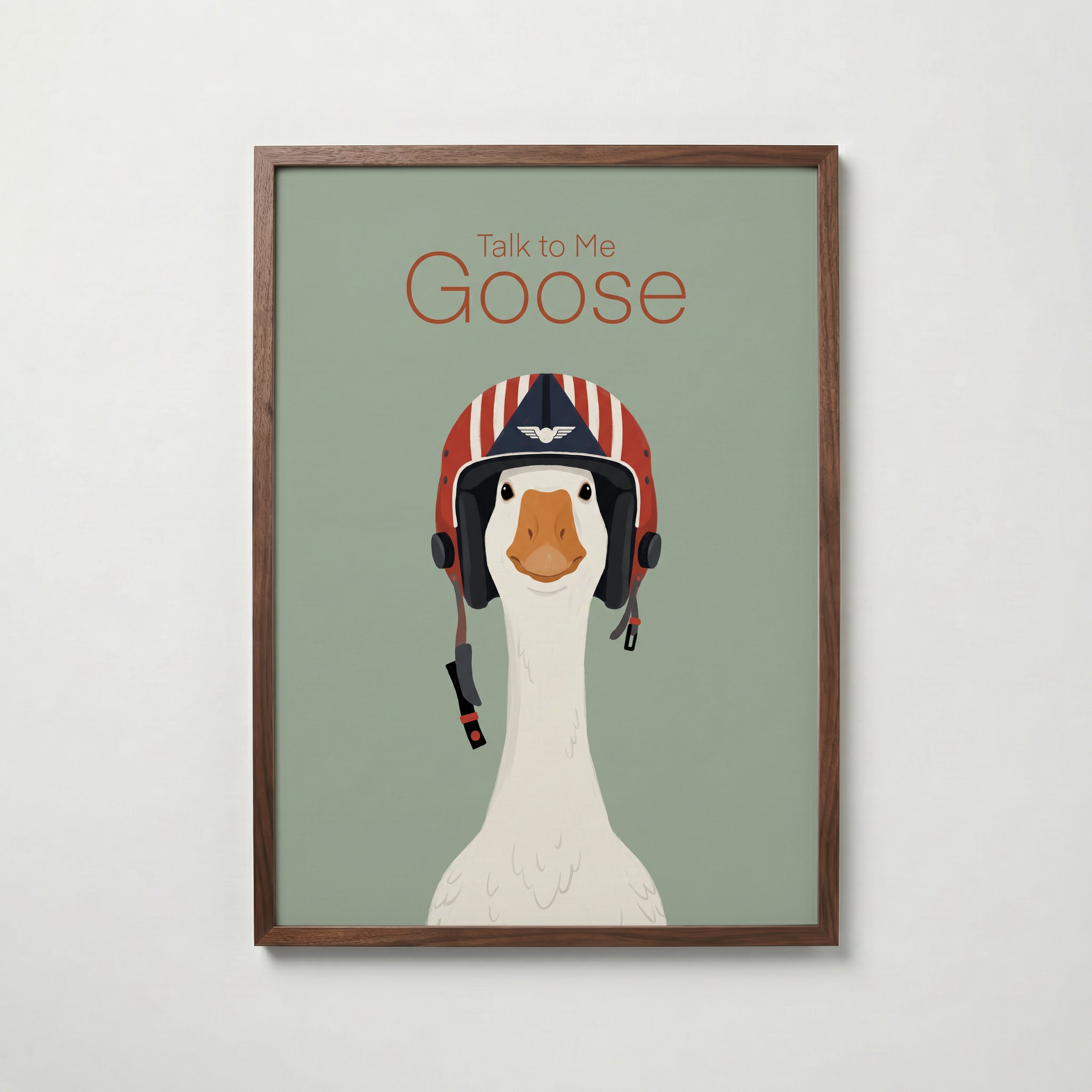 Talk to Me Goose Poster – valnötsram
