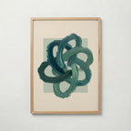Teal Knot Poster – ekram