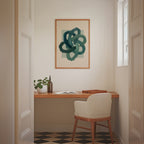 Teal Knot Poster – i rum 2