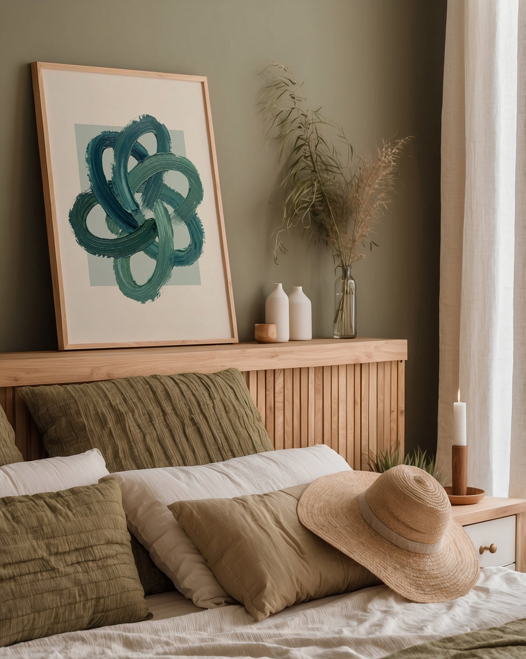 Teal Knot Poster – i rum 5