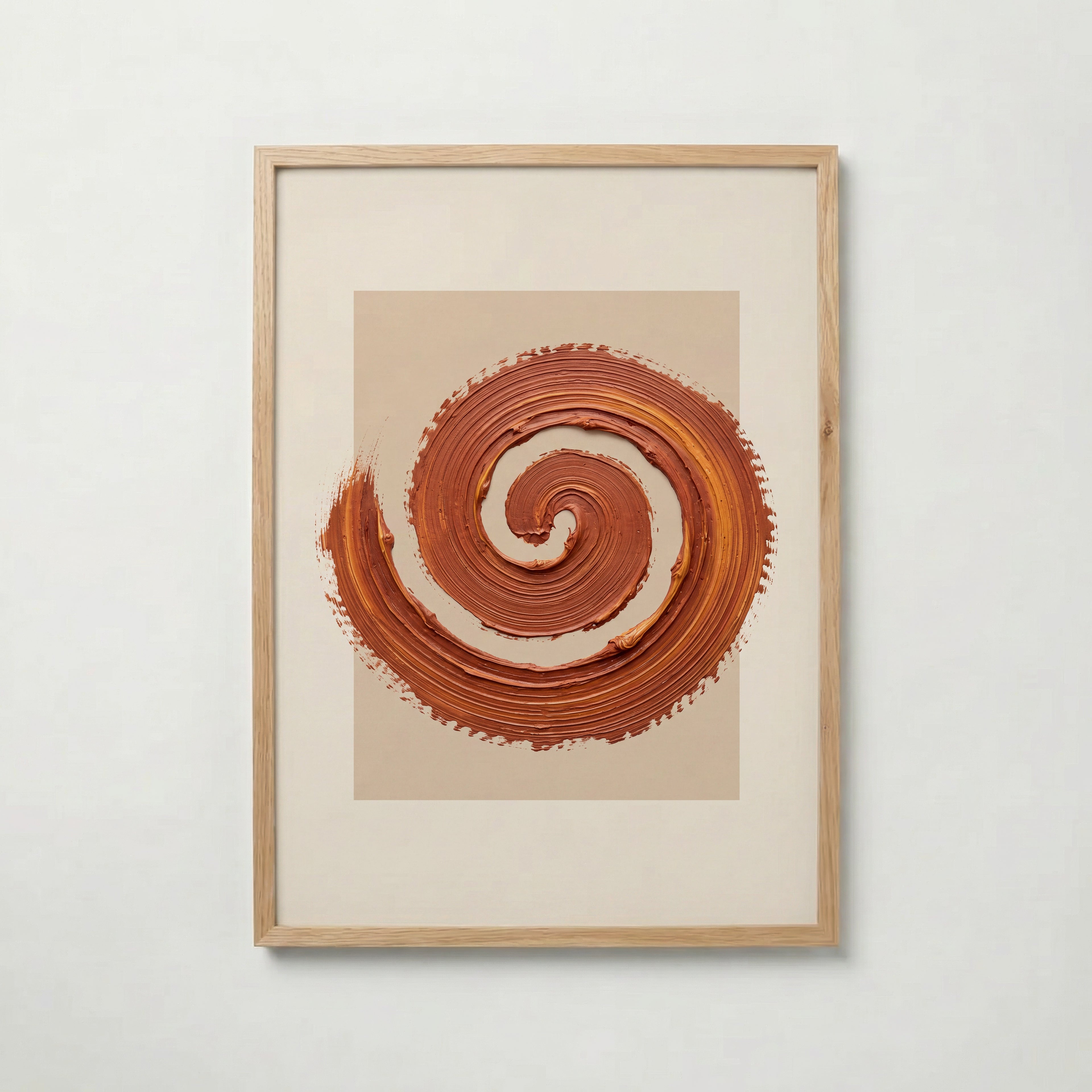 Terracotta Spiral Poster – ekram