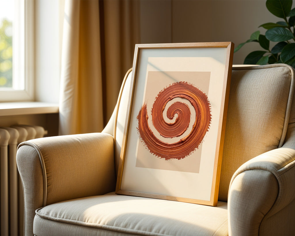 Terracotta Spiral Poster – i rum 5