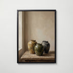 Three Vessels Poster – svart ram