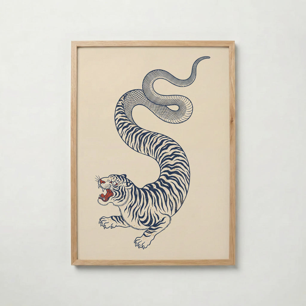 Tiger Serpent I Poster – ekram