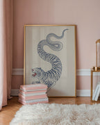 Tiger Serpent I Poster – i rum 4