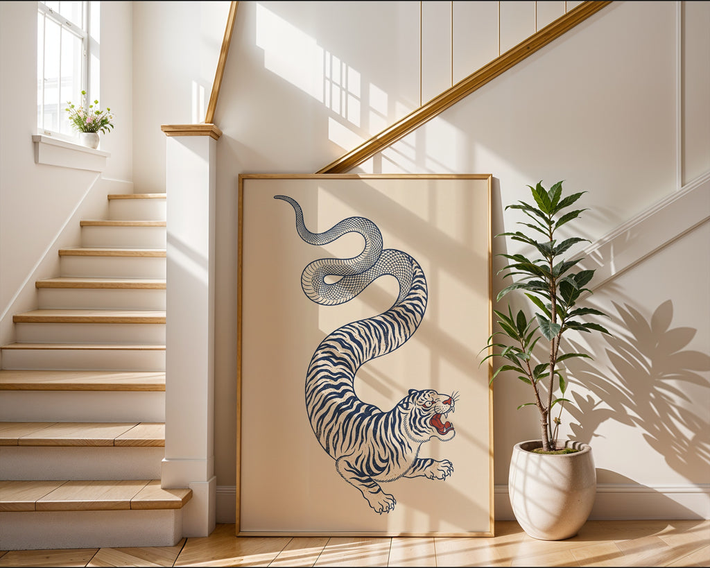 Tiger Serpent II Poster – i rum 1