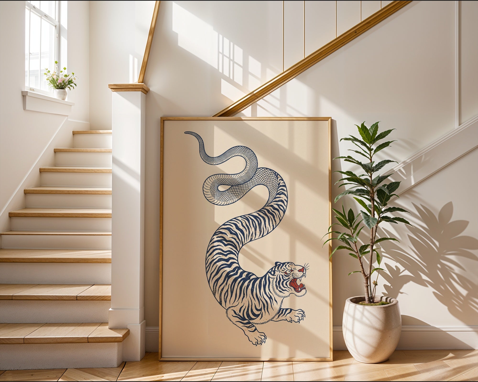 Tiger Serpent II Poster – i rum 1