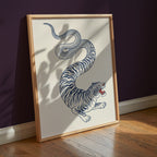 Tiger Serpent II Poster – i rum 3