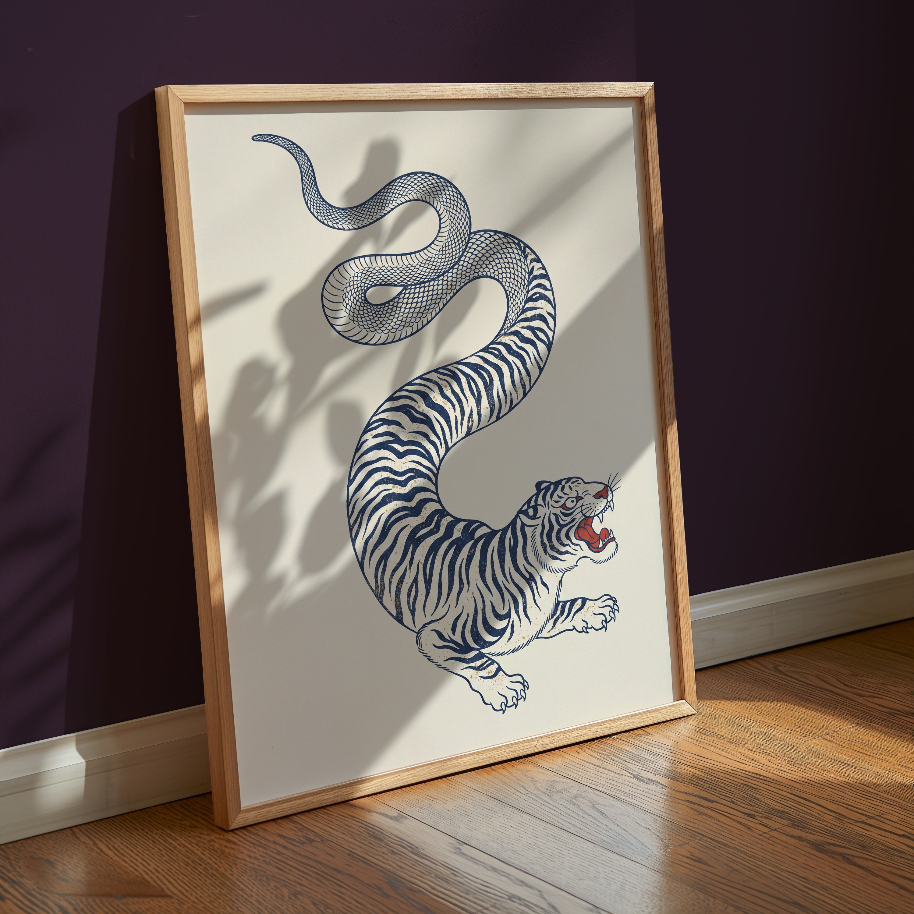 Tiger Serpent II Poster – i rum 3