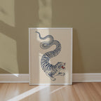 Tiger Serpent II Poster – i rum 4