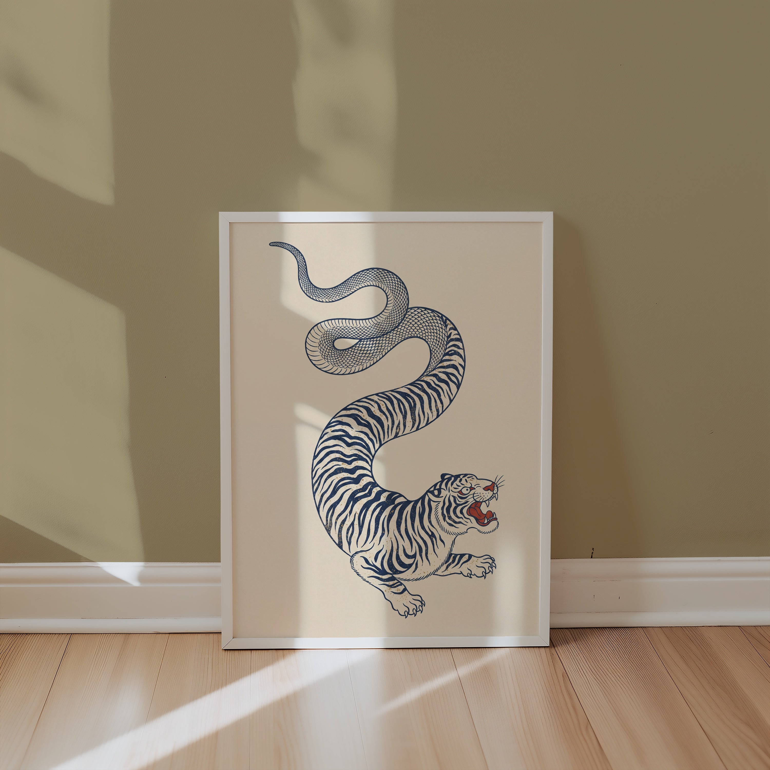 Tiger Serpent II Poster – i rum 4