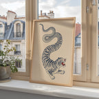 Tiger Serpent II Poster – i rum 5