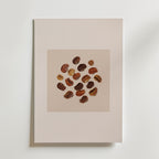 Umber Scatter Poster – canvas utan passepartout