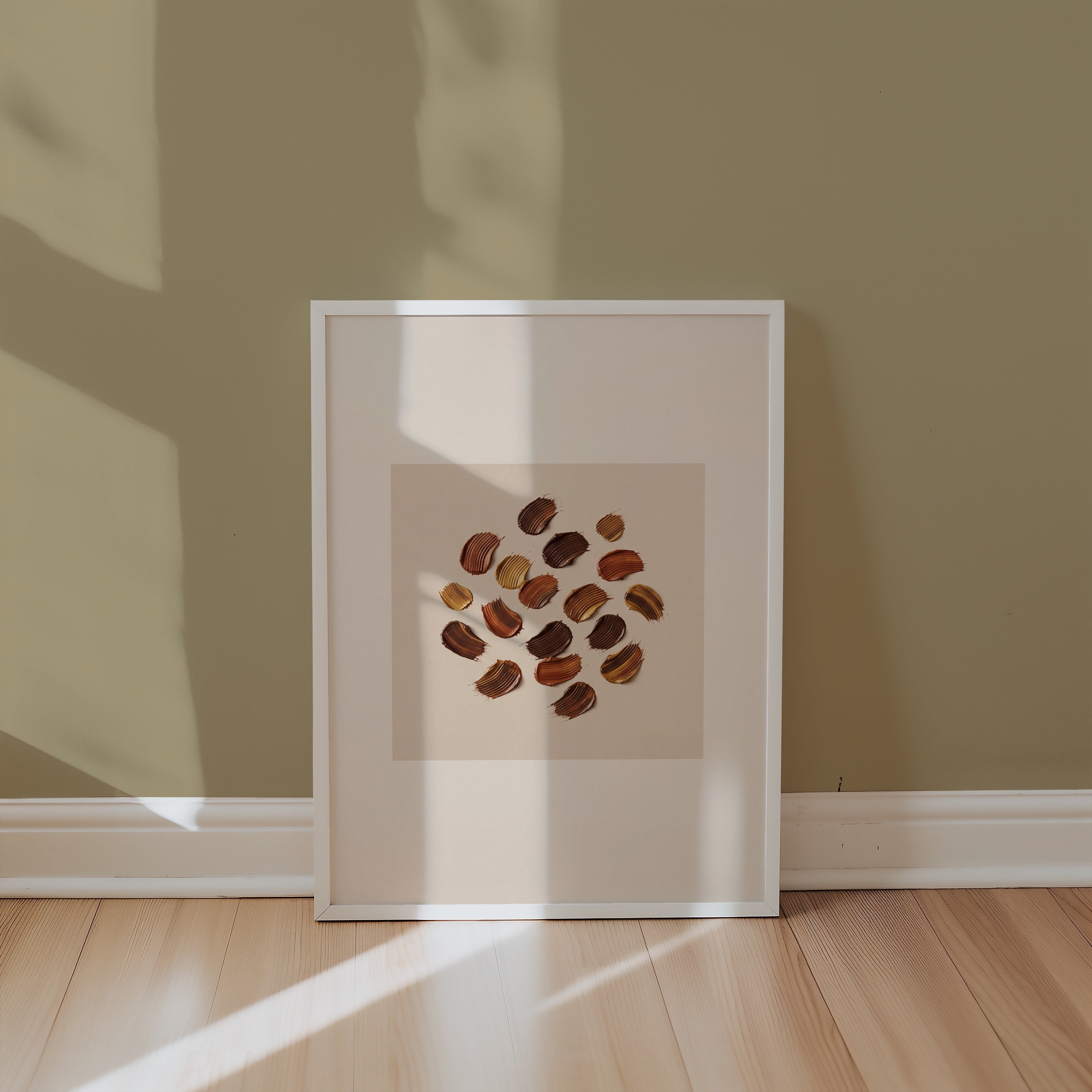 Umber Scatter Poster – i rum 1
