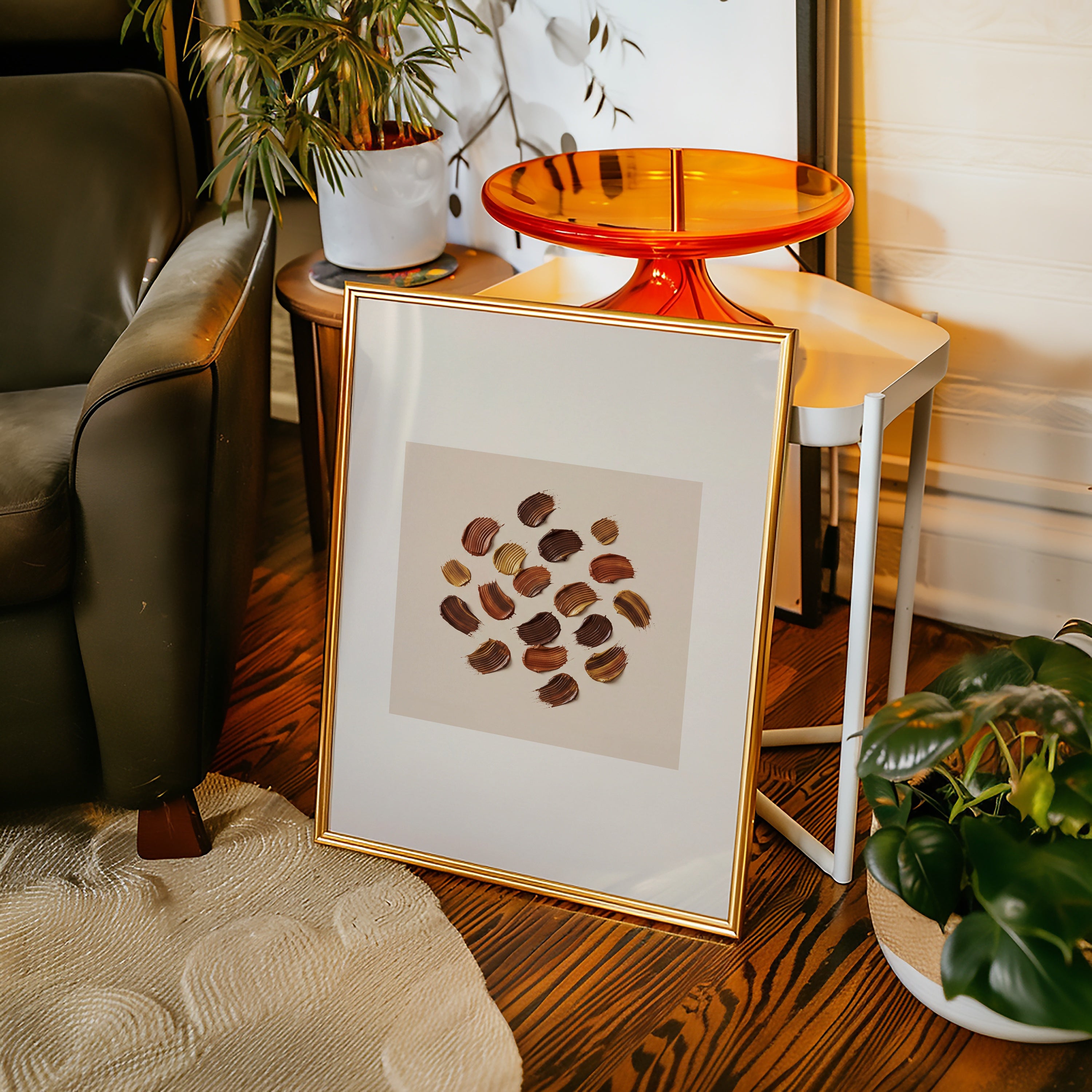 Umber Scatter Poster – i rum 3