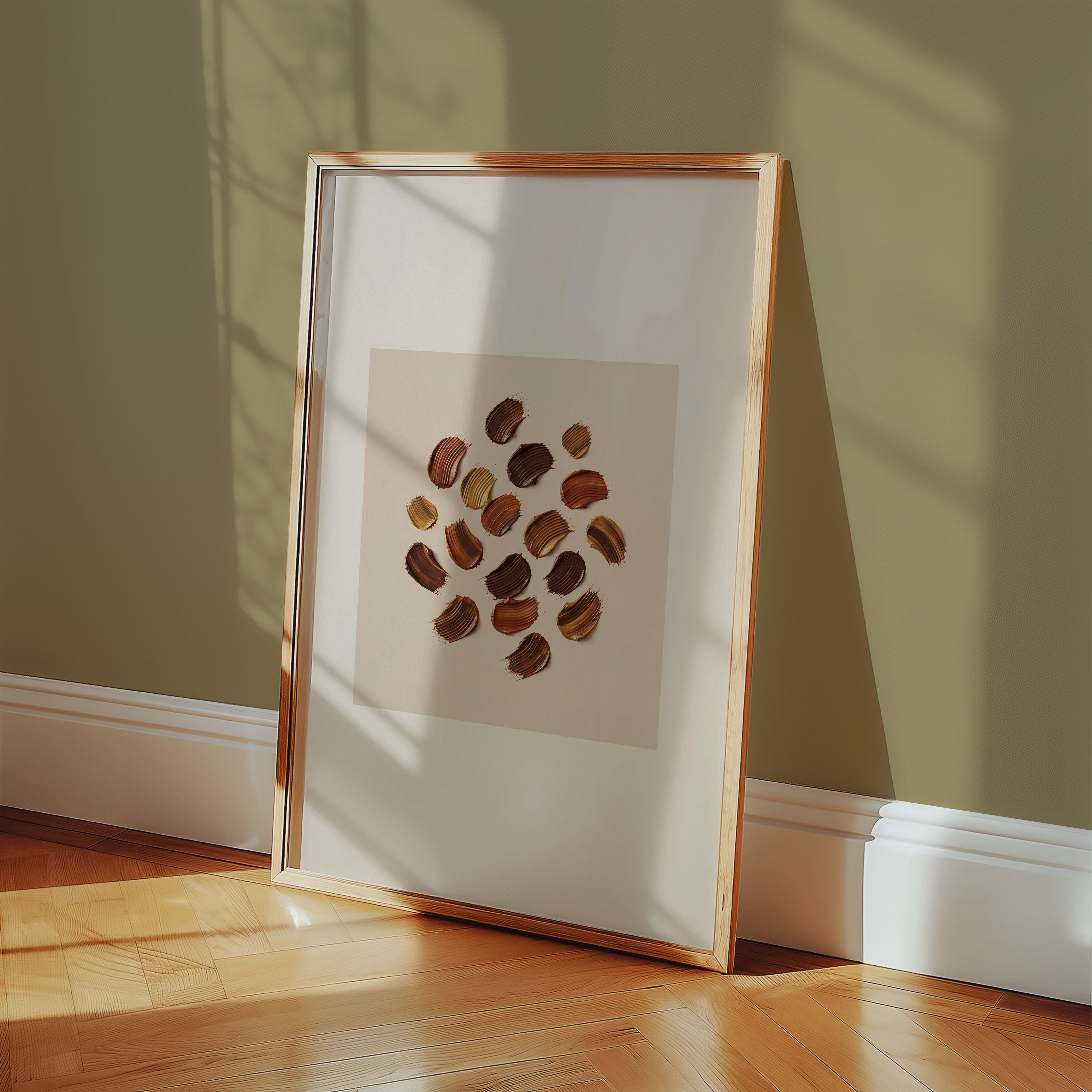 Umber Scatter Poster – i rum 4