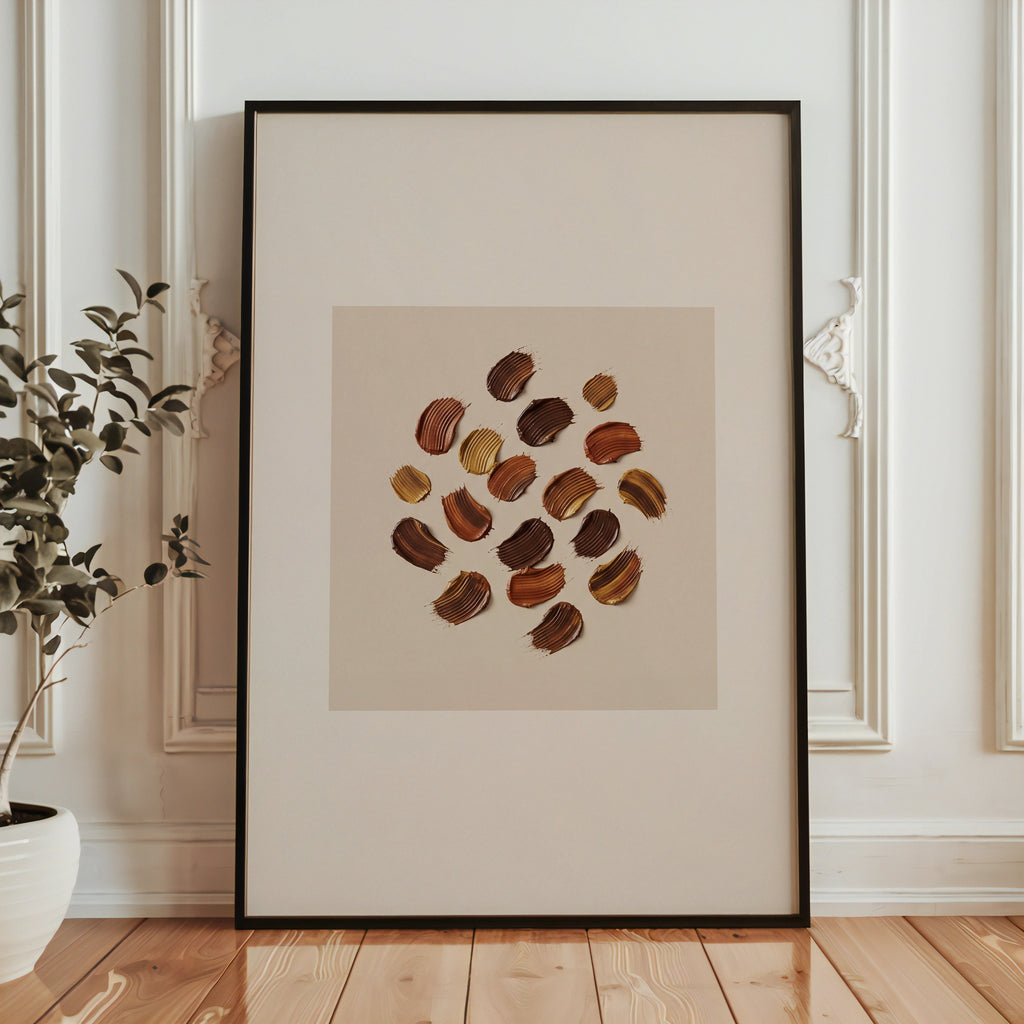 Umber Scatter Poster – i rum 5