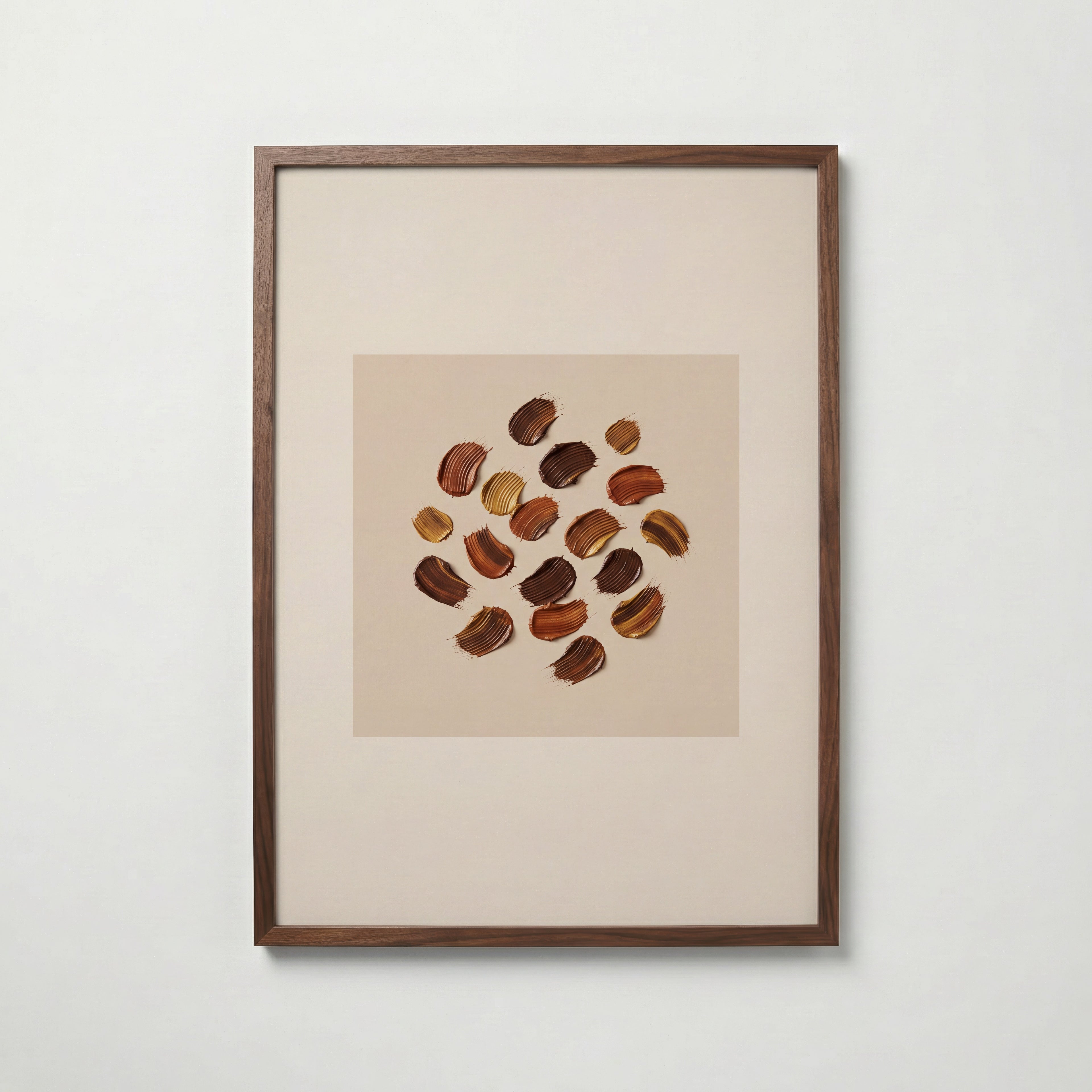 Umber Scatter Poster – valnötsram