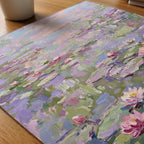 Waterlily Pond Poster – närbild på papper
