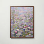 Waterlily Pond Poster – valnötsram