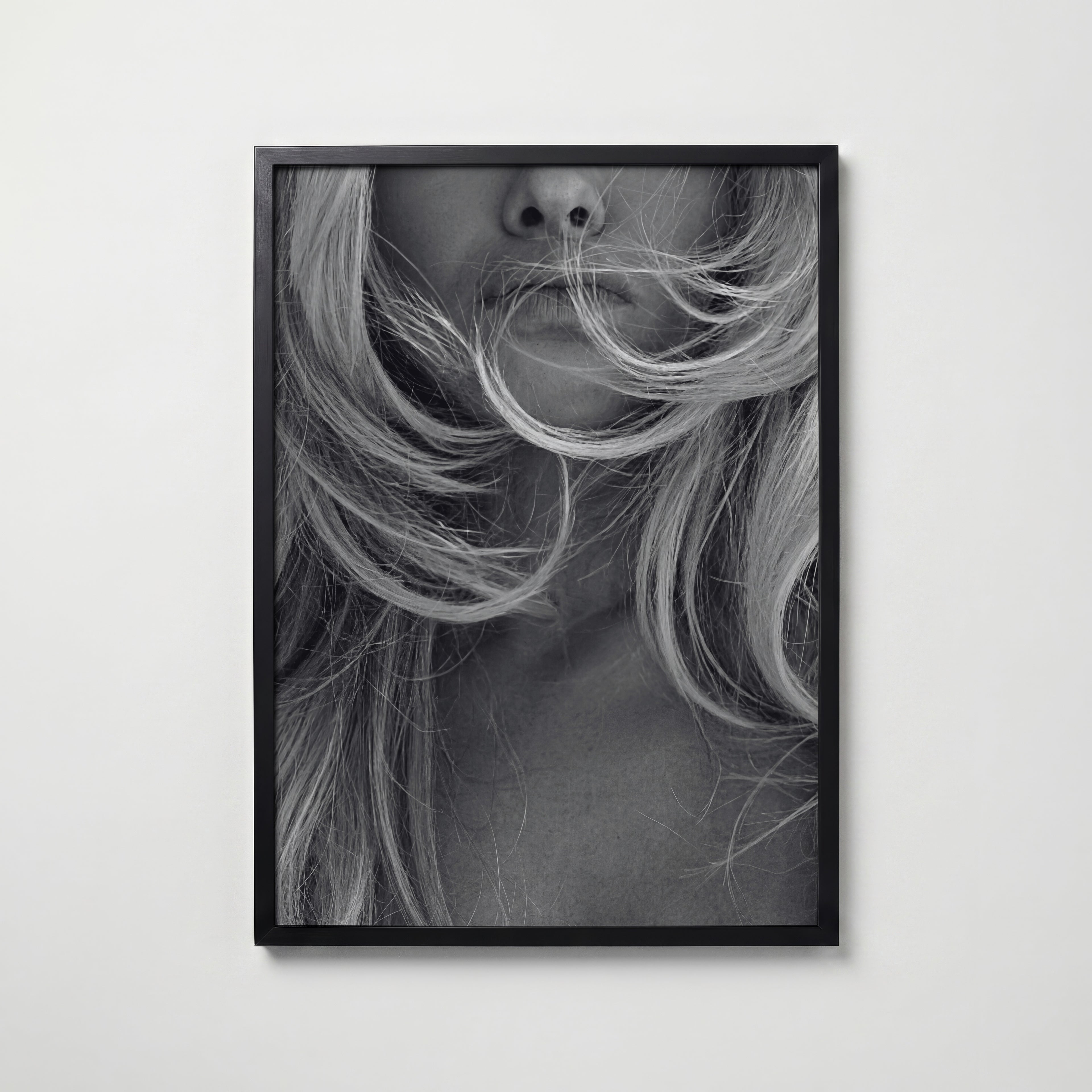 Windswept Muse Poster – svart ram